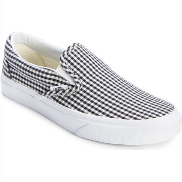 Vans Shoes - Gingham Classic Slip-On
